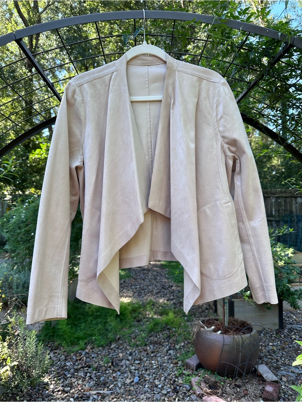 Anthropologie Faux Suede Jacket